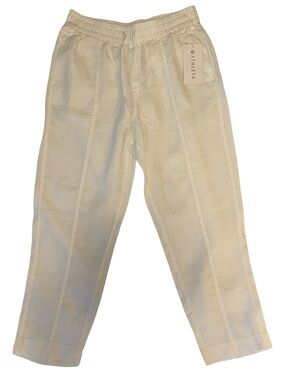 Athleta White Wide-Leg Drawstring Pants